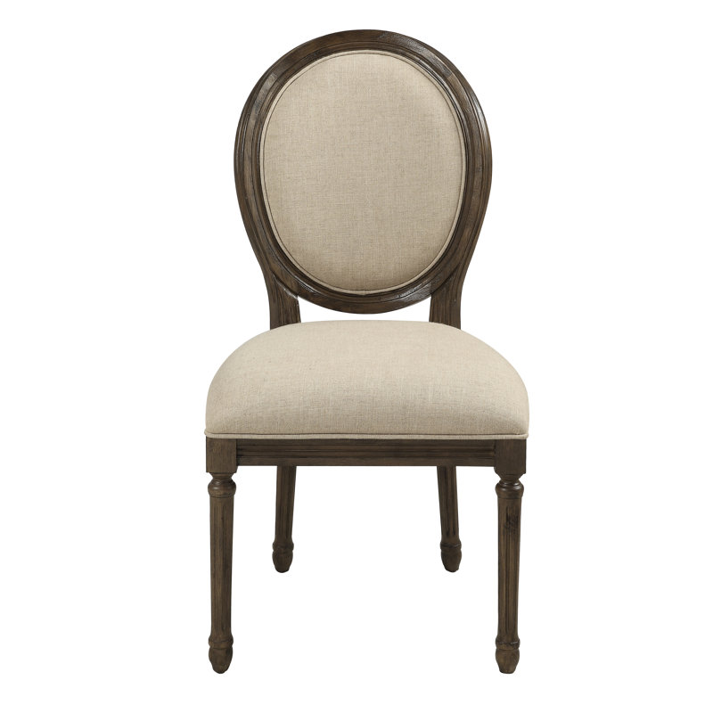 Trent Austin Design® Boyd Linen Upholstered King Louis Back Side Chair